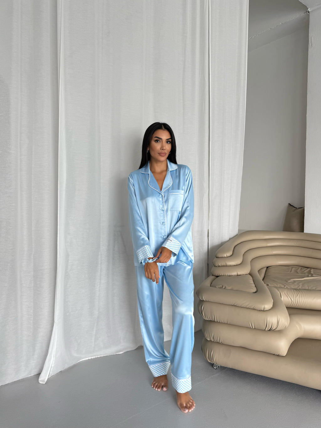 Bluebell Satin Loungewear