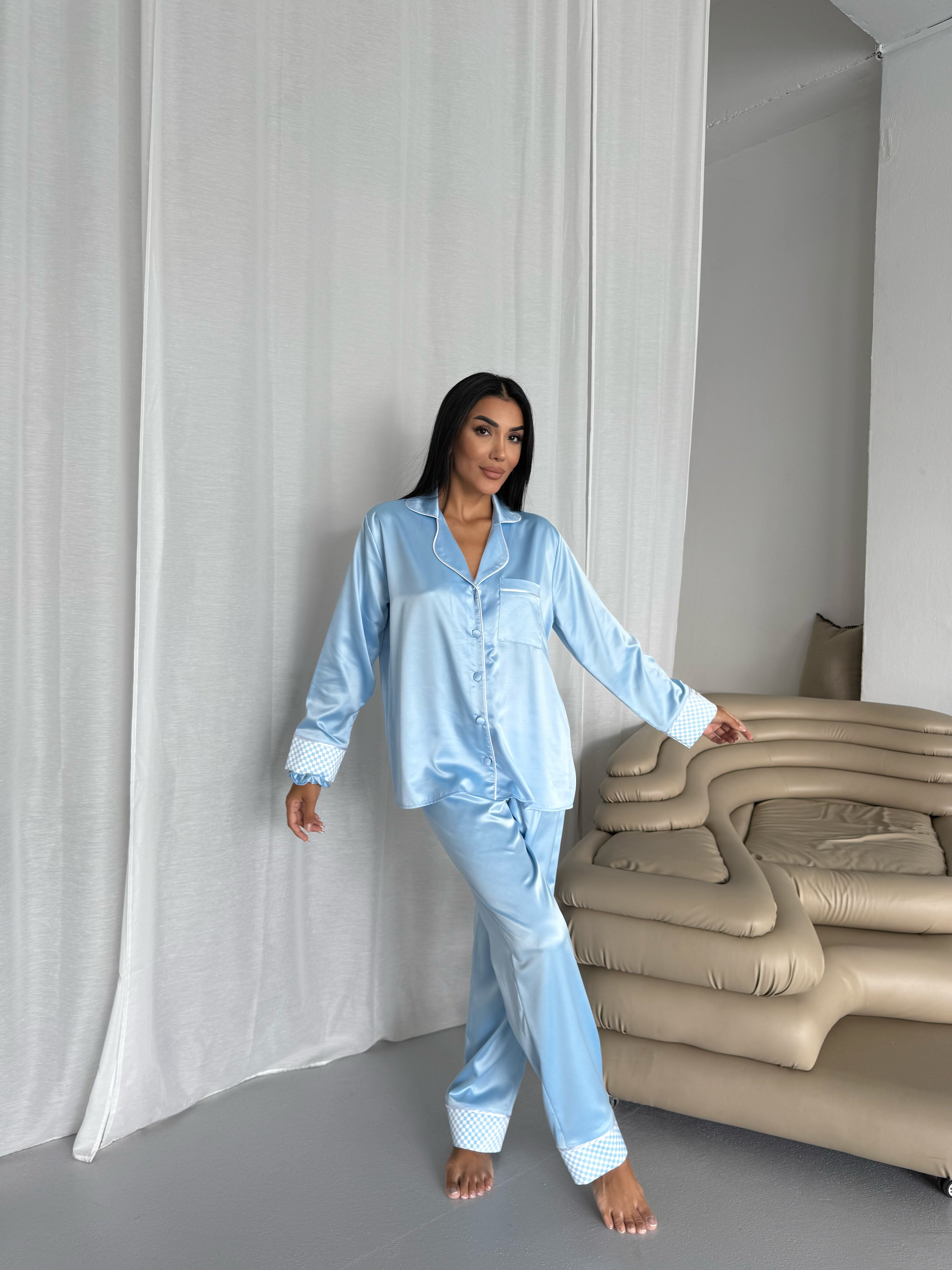 Bluebell Satin Loungewear