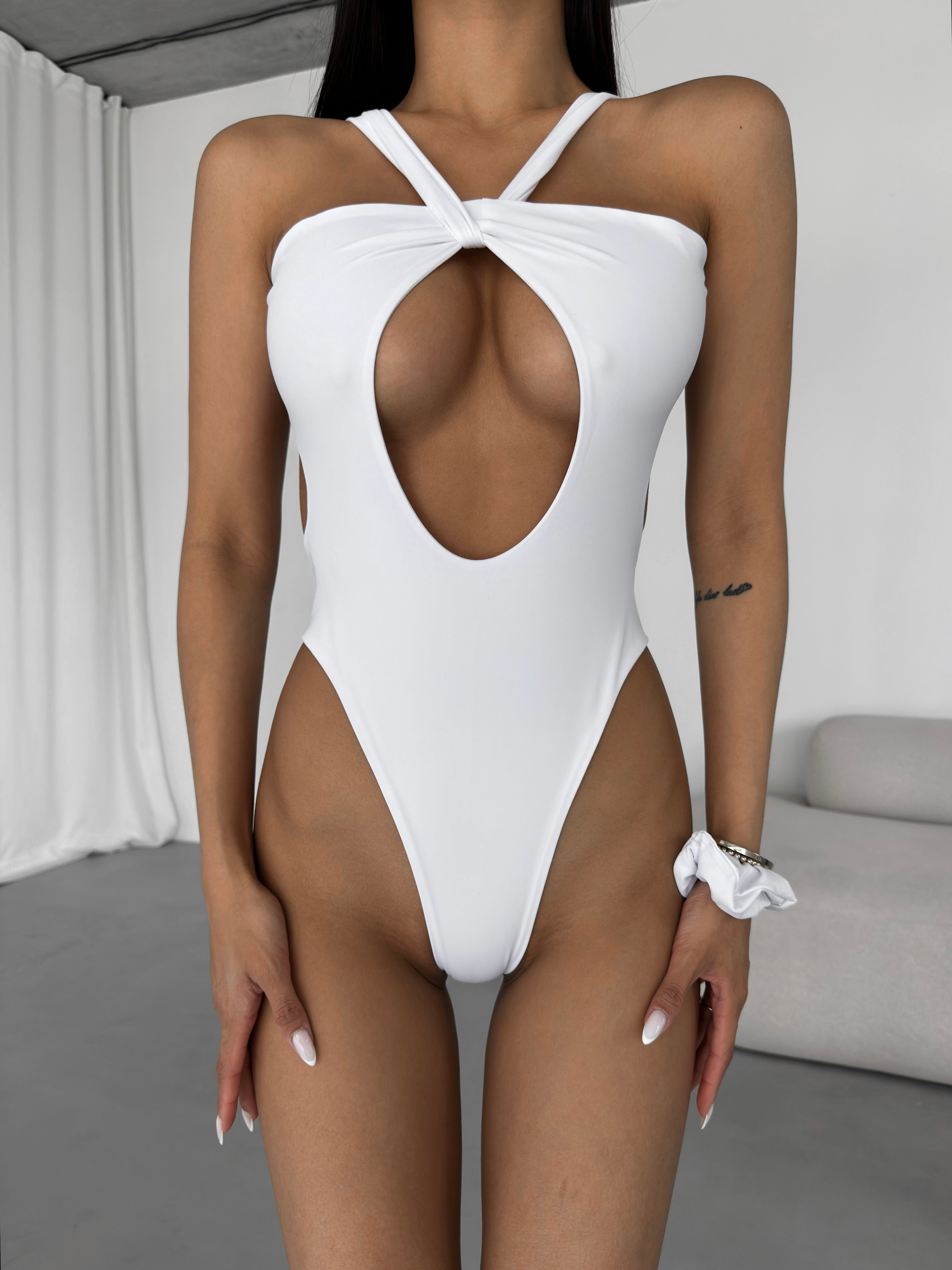 Costa Azure High-Neck One-Piece Swimwear