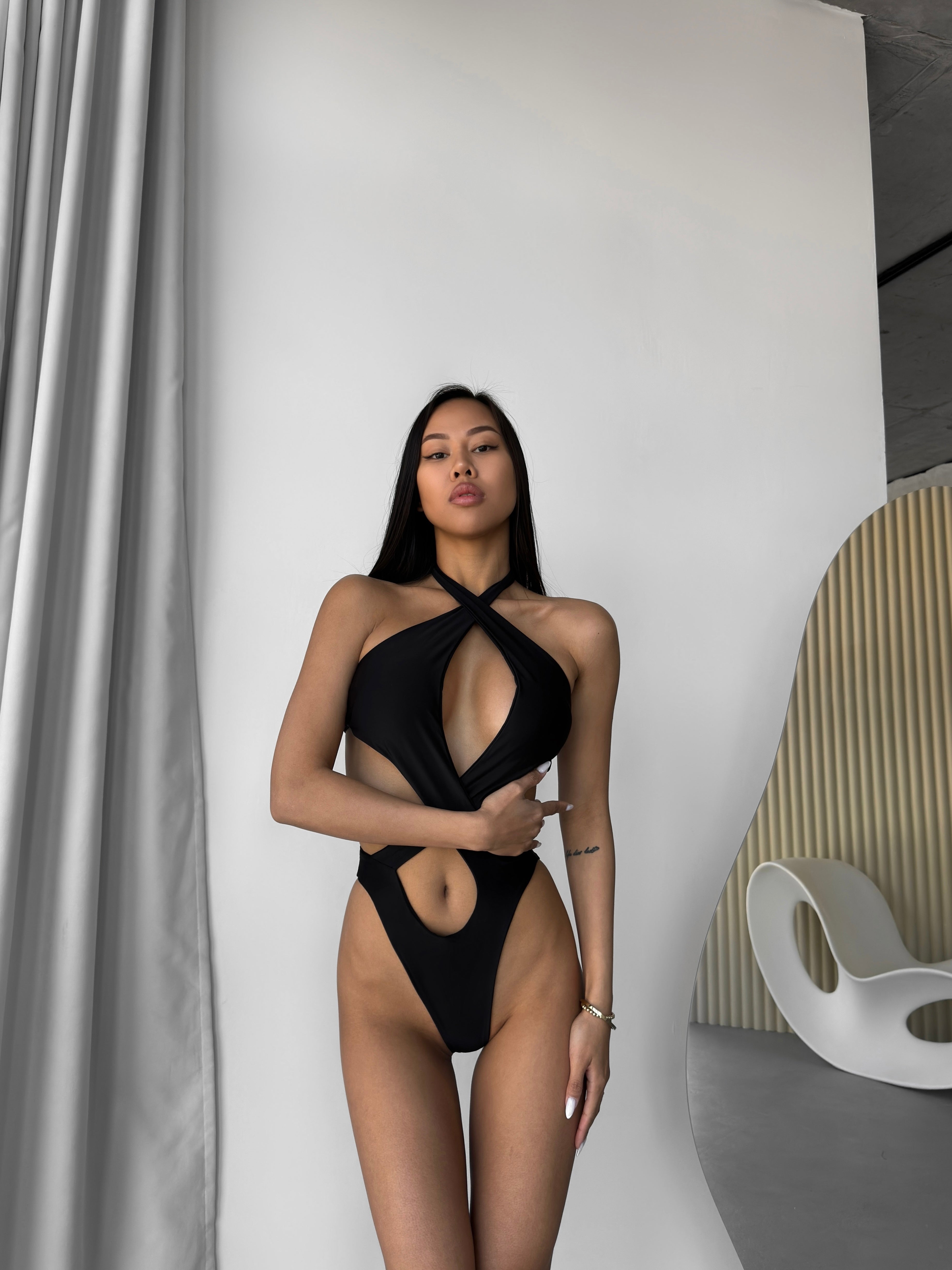 Lunea Surf Cut-Out Strappy One-Piece Swimwear