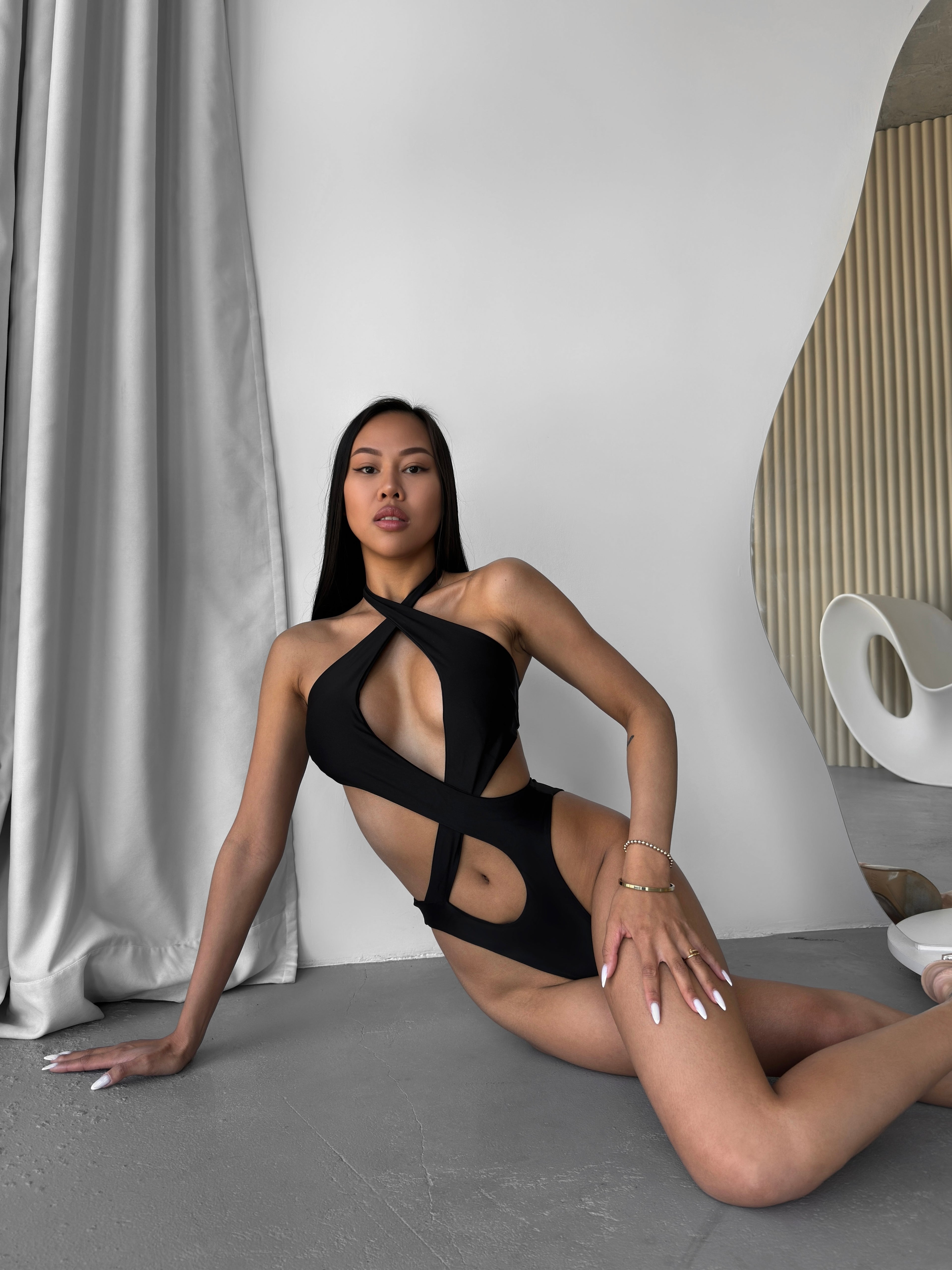 Lunea Surf Cut-Out Strappy One-Piece Swimwear